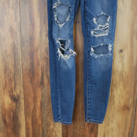 American Eagle Next Level Stretch Hi Rise Jegging Jeans 0 - Picture 3 of 6